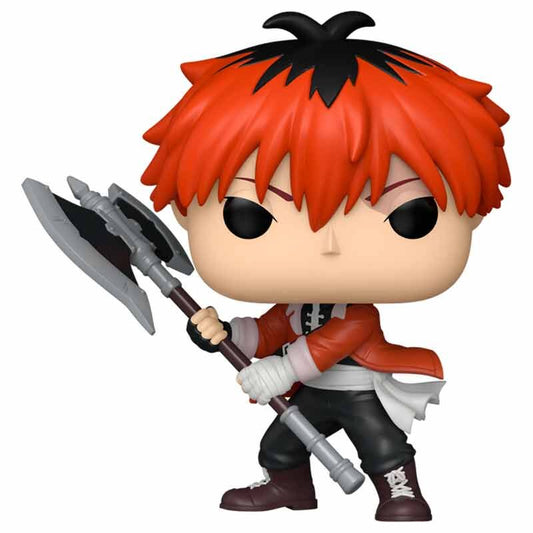 Figura Funko POP! de Stark con cabello rojo y arma de asta