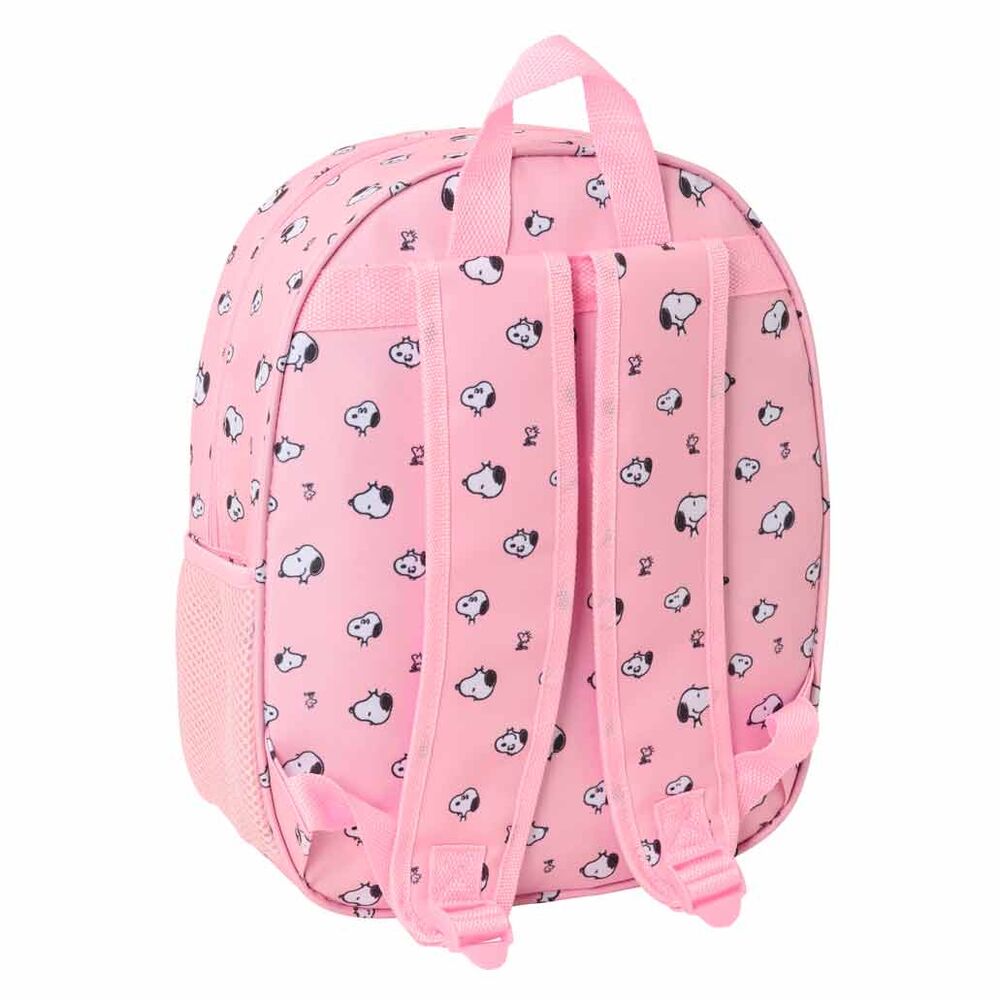Mochila rosa 3D de Snoopy SAFTA - 2