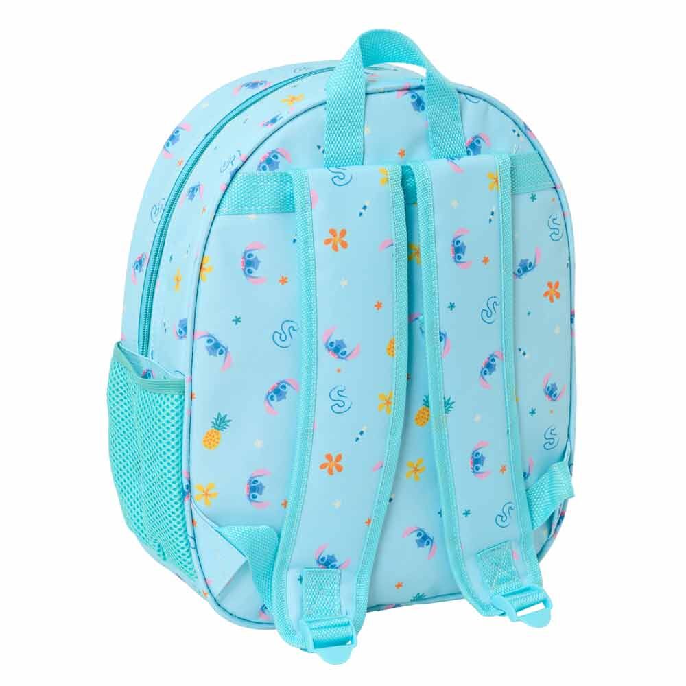 Mochila 3D azul de Stitch Disney con diseño Aloha - 2