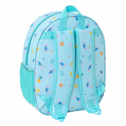 Mochila 3D azul de Stitch Disney con diseño Aloha - 2