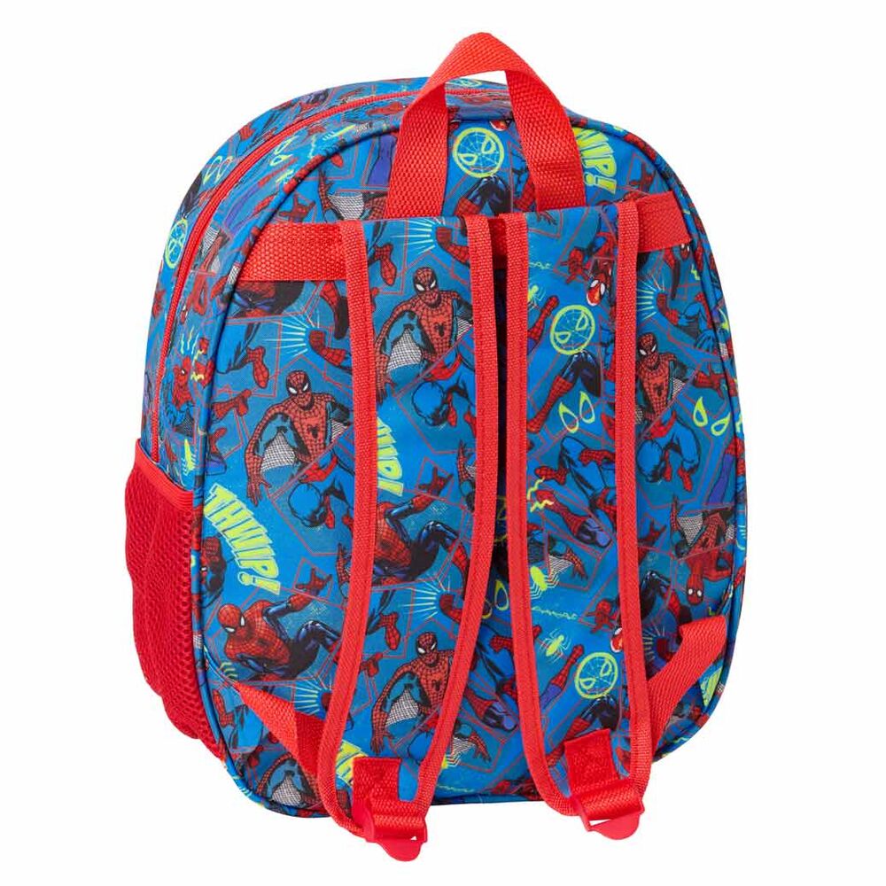 Mochila 3D azul y roja de Spiderman - 2