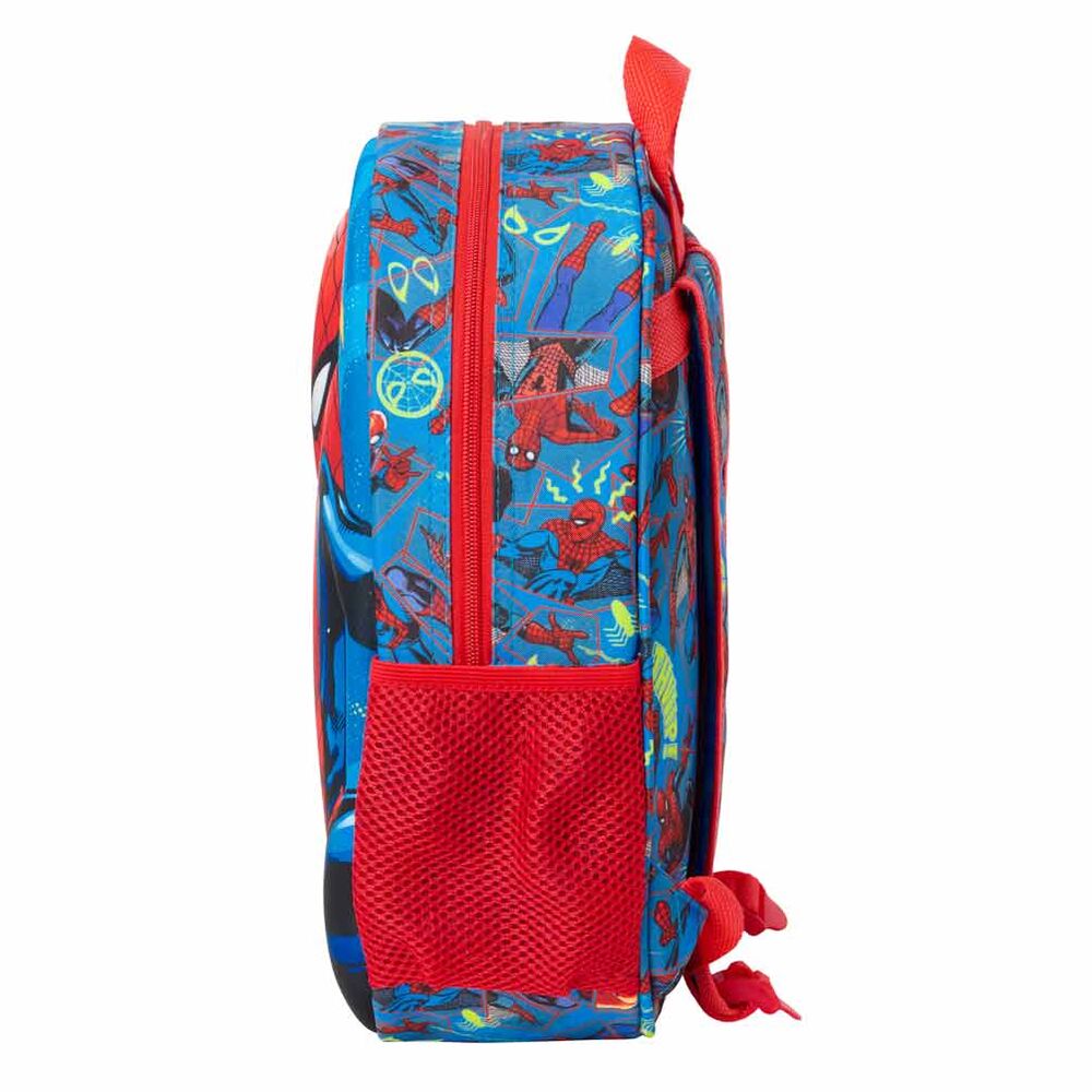 Mochila 3D azul y roja de Spiderman - 3