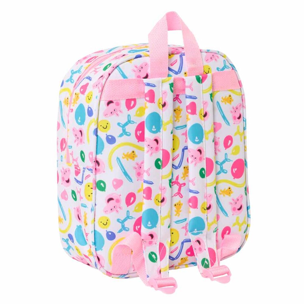 Mochila 3D de Peppa Pig azul con estampado multicolor - 2