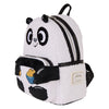Mochila de peluche Kung Fu Panda Loungefly blanca y negra