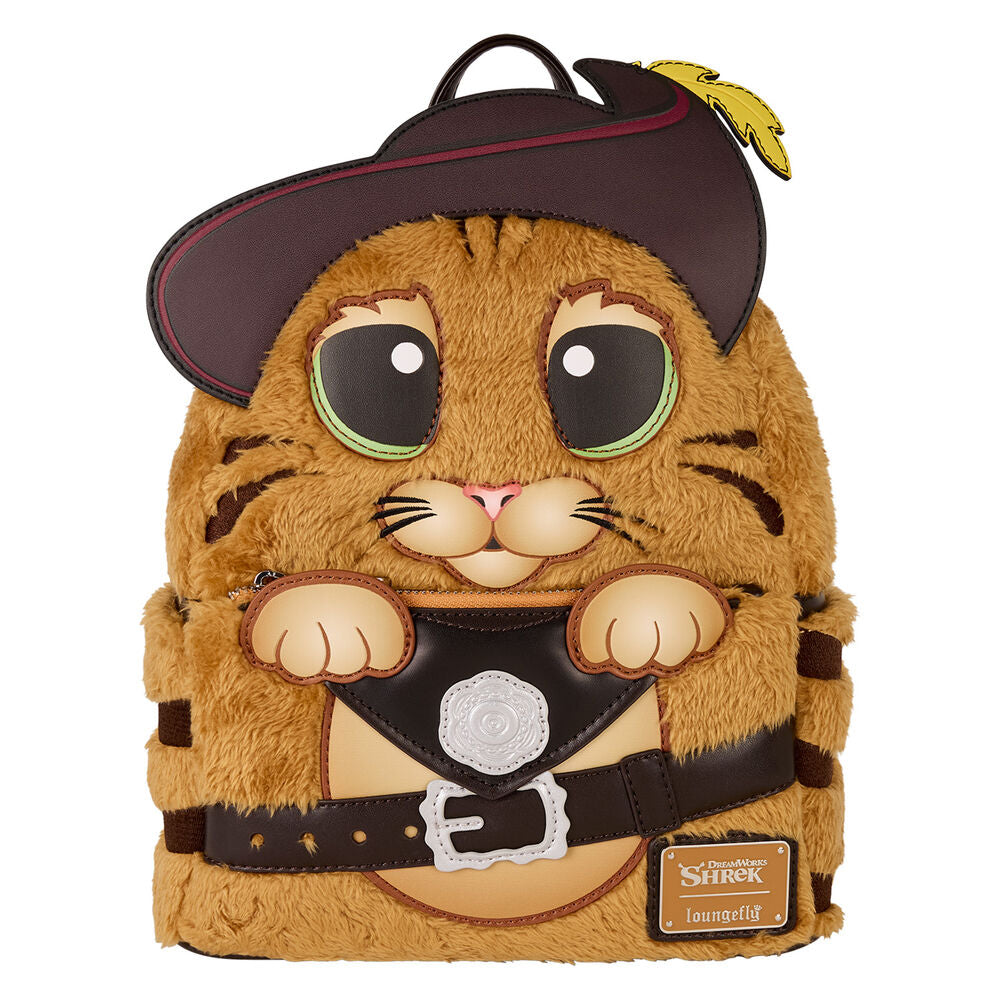 Mochila de peluche Loungefly de El Gato con Botas de Shrek