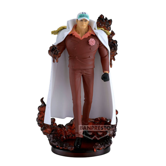 Figura de Sakazuki de One Piece con efectos de magma