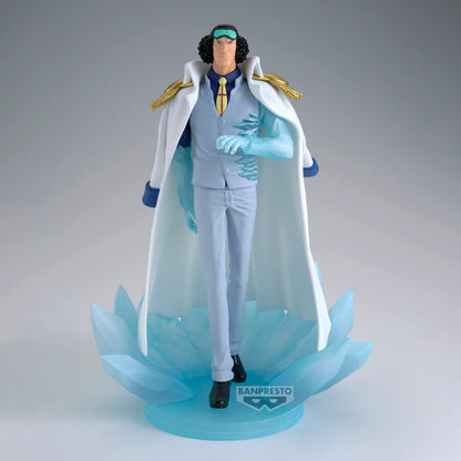Figura de Kuzan de One Piece con efecto de hielo azul - 2