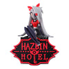 Figura de Vaggie de Hazbin Hotel sentada sobre una base de Banpresto