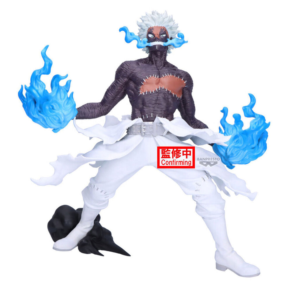 Figura de Dabi de My Hero Academia con llamas azules
