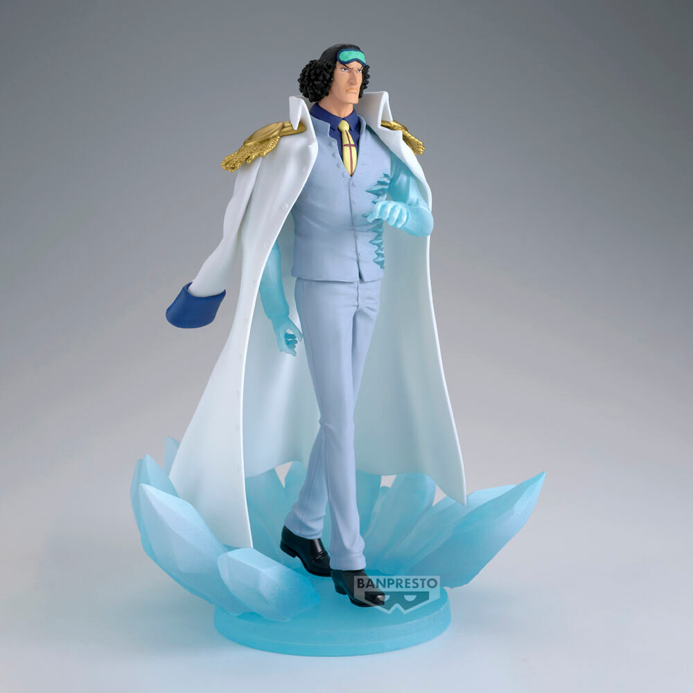 Figura de Kuzan de One Piece con efecto de hielo azul - 3