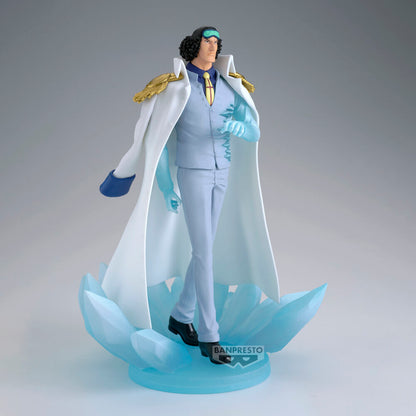 Figura de Kuzan de One Piece con efecto de hielo azul - 3