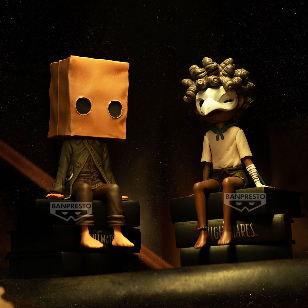 Figura BANPRESTO de Mono de Little Nightmares sobre una base de libros - 2