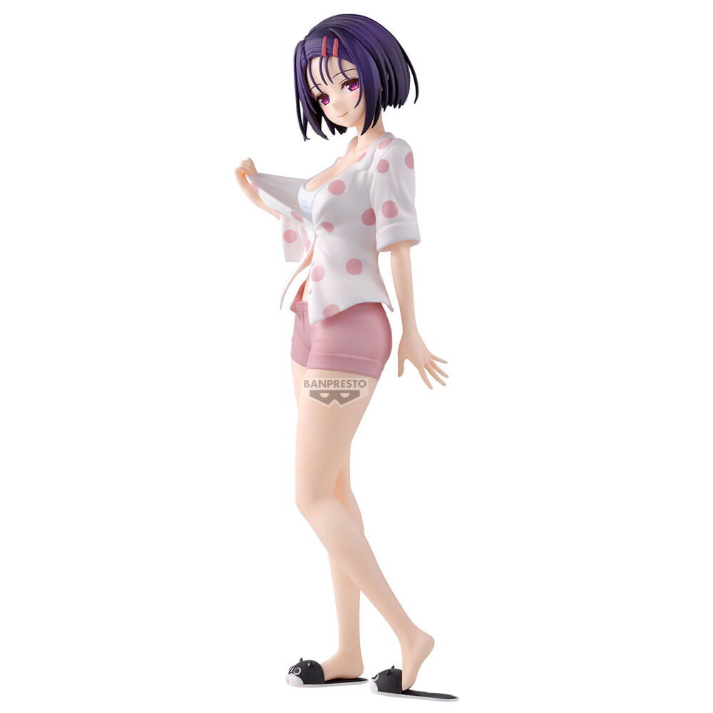Figura de Haruna Sairenji de To LOVEru Darkness con conjunto rosa y blanco de lunares - 2