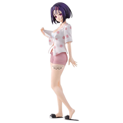 Figura de Haruna Sairenji de To LOVEru Darkness con conjunto rosa y blanco de lunares - 2