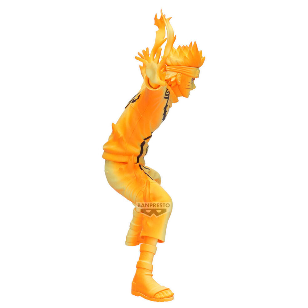Figura Banpresto de Naruto Uzumaki II con efectos de llamas - 2