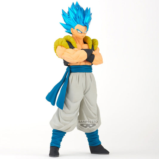 Figura de Gogeta Blood of Saiyans de Dragon Ball Super con cabello azul y brazos cruzados - 2