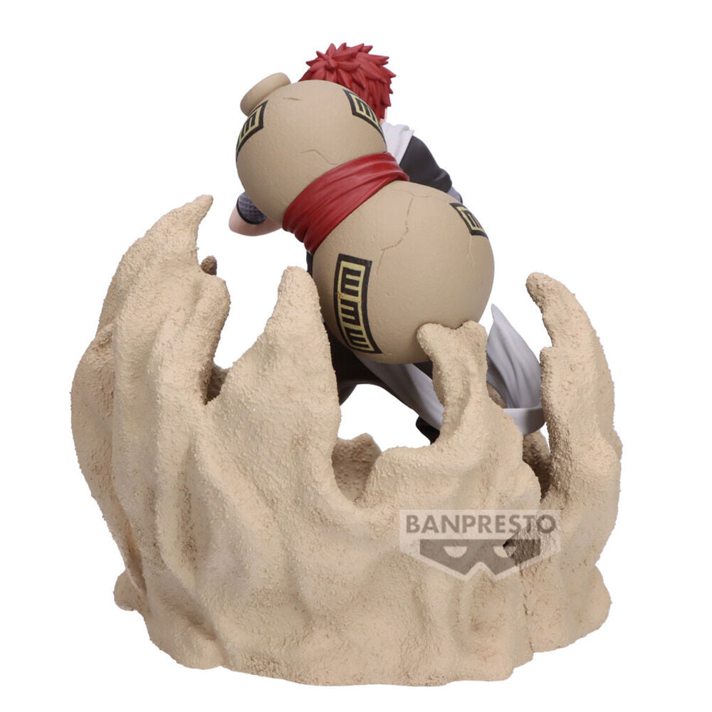 Figura de Gaara de Naruto Shippuden con calabaza y formaciones de arena - 3