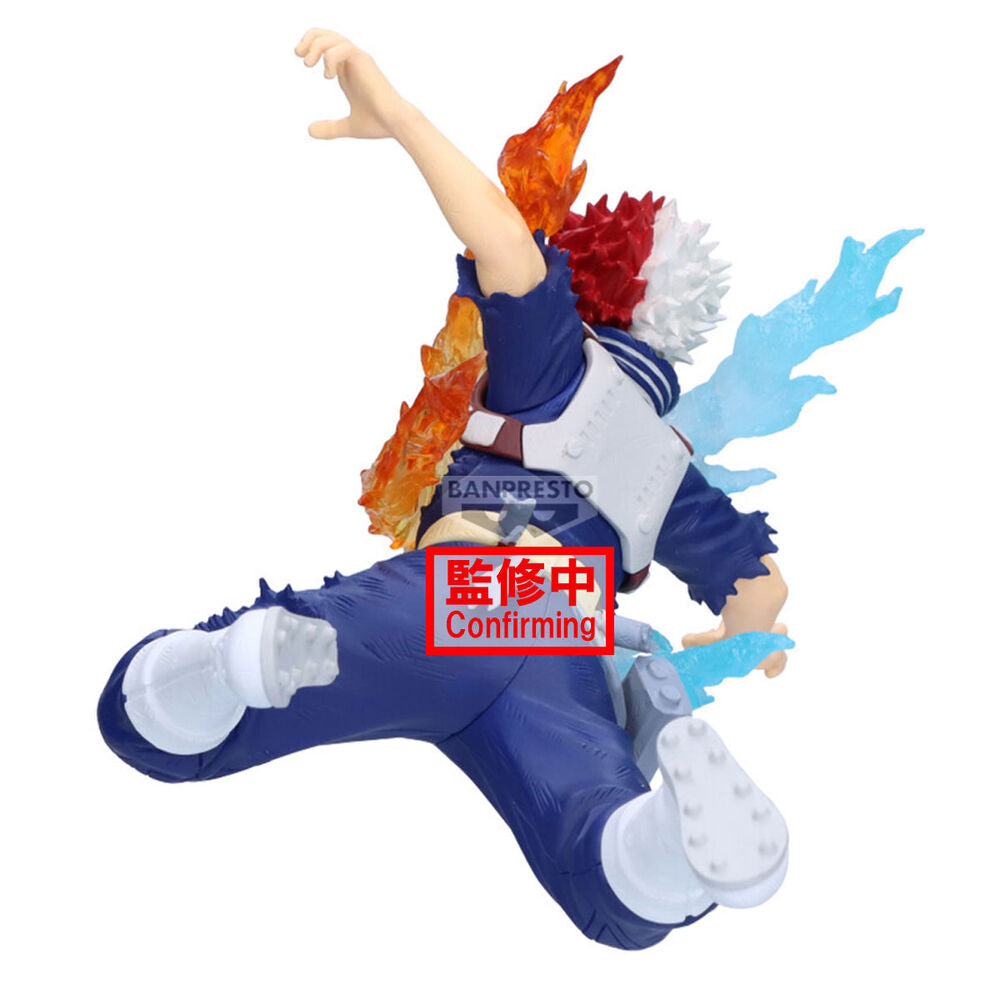 Figura de Shoto Todoroki con efectos de hielo y fuego - 3
