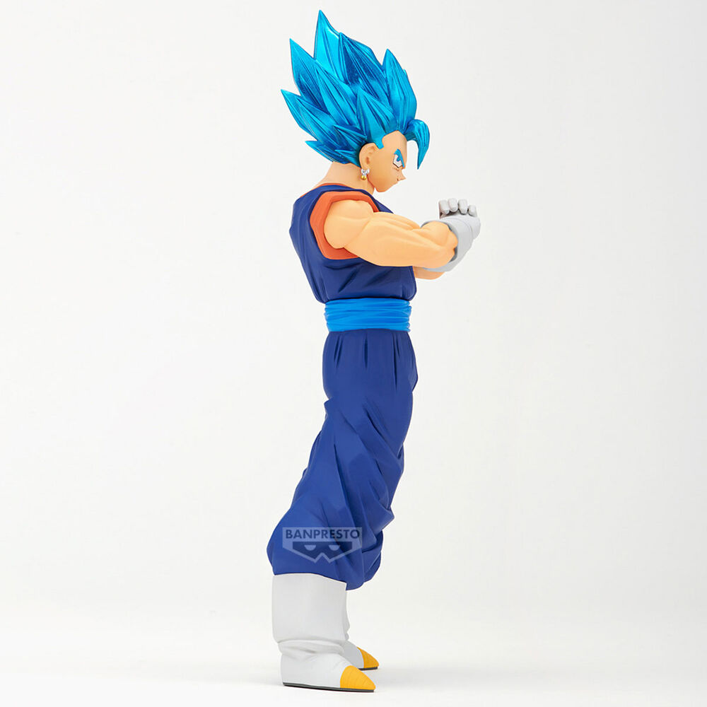 Figura de Vegito Blood of Saiyans con cabello azul y uniforme de combate - 3