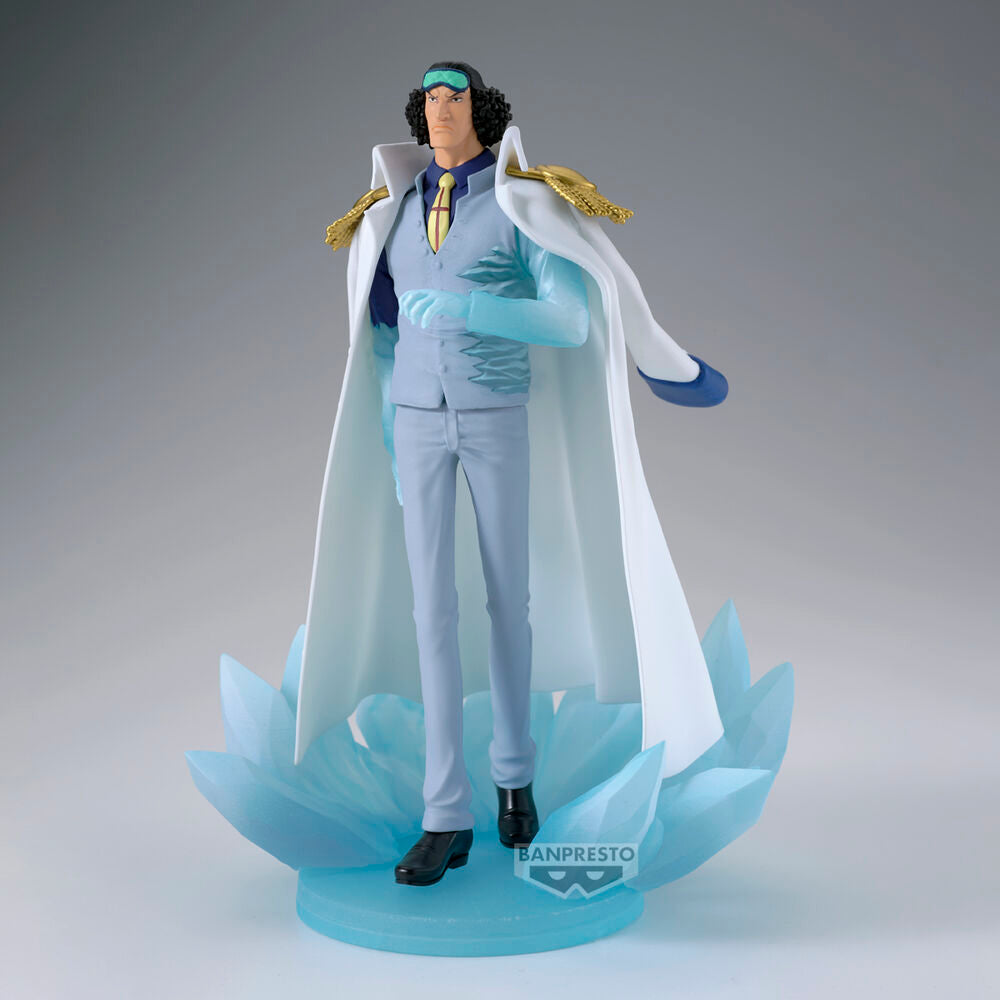 Figura de Kuzan de One Piece con efecto de hielo azul - 5