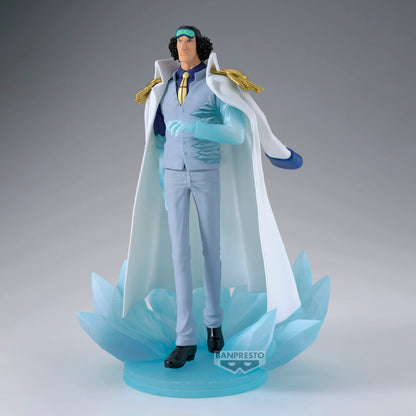 Figura de Kuzan de One Piece con efecto de hielo azul - 5