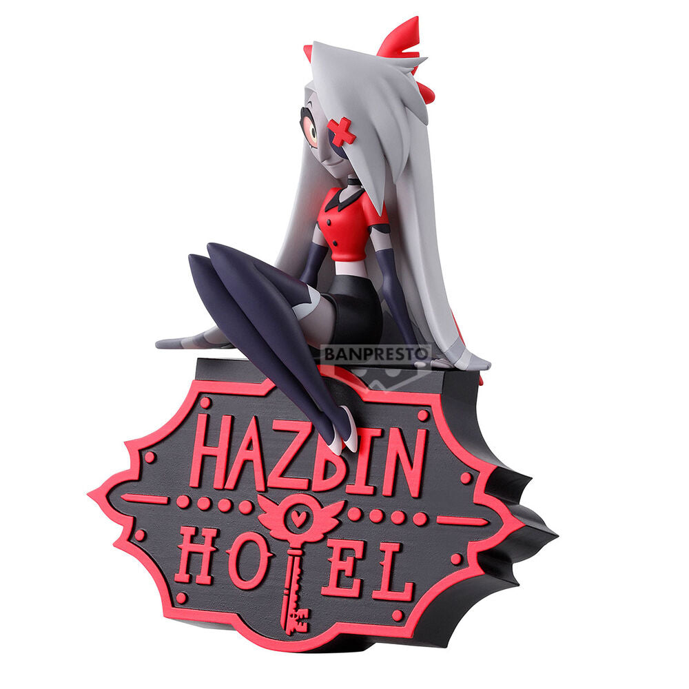 Figura de Vaggie de Hazbin Hotel sentada sobre una base de Banpresto - 4