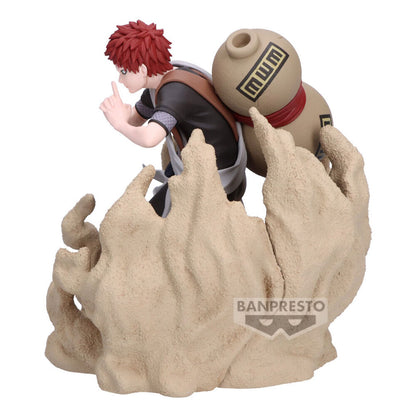 Figura de Gaara de Naruto Shippuden con calabaza y formaciones de arena - 4