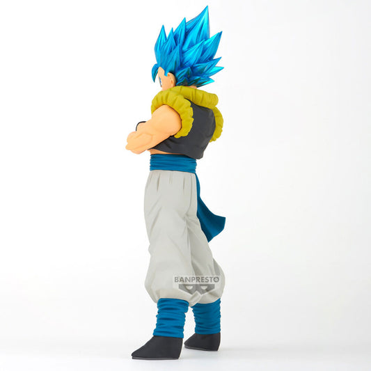 Figura de Gogeta Blood of Saiyans de Dragon Ball Super con cabello azul y brazos cruzados - 4