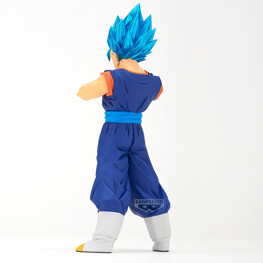 Figura de Vegito Blood of Saiyans con cabello azul y uniforme de combate - 4
