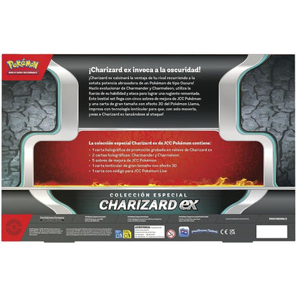 Blíster Pokémon Charizard ex con carta lenticular 3D - 3