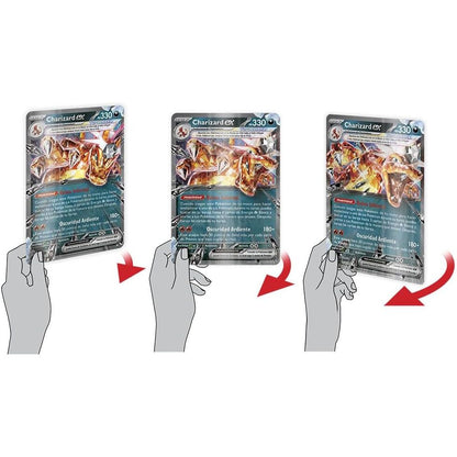 Blíster Pokémon Charizard ex con carta lenticular 3D - 4