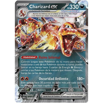 Blíster Pokémon Charizard ex con carta lenticular 3D - 2