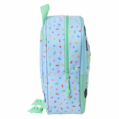 Mochila 3D de Bluey azul y verde - 2