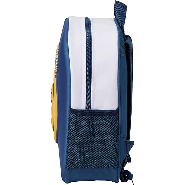 Mochila 3D azul marino del Real Madrid con escudo frontal - 2