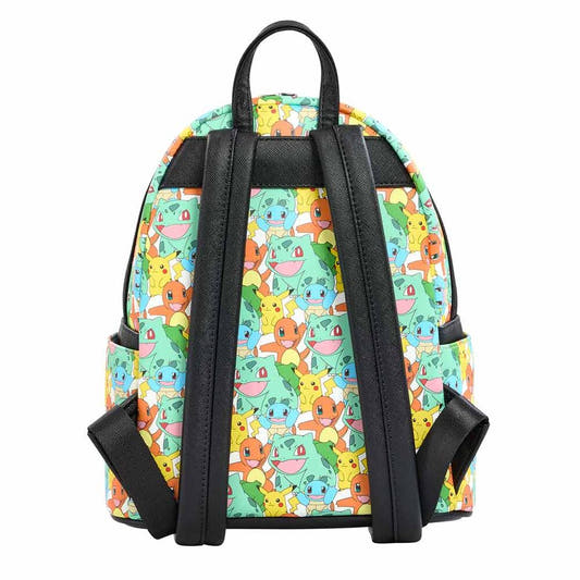 Mochila Pokémon Loungefly con estampado multicolor de personajes - 3