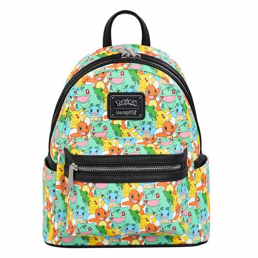 Mochila Pokémon Loungefly con estampado multicolor de personajes