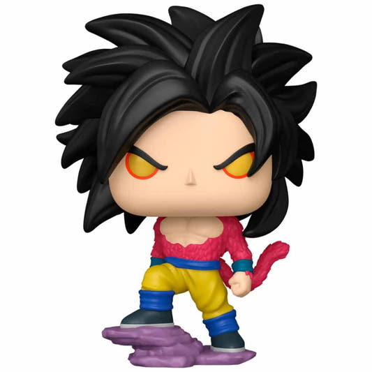 Figura Funko POP! de Goku Super Saiyan 4 con base morada