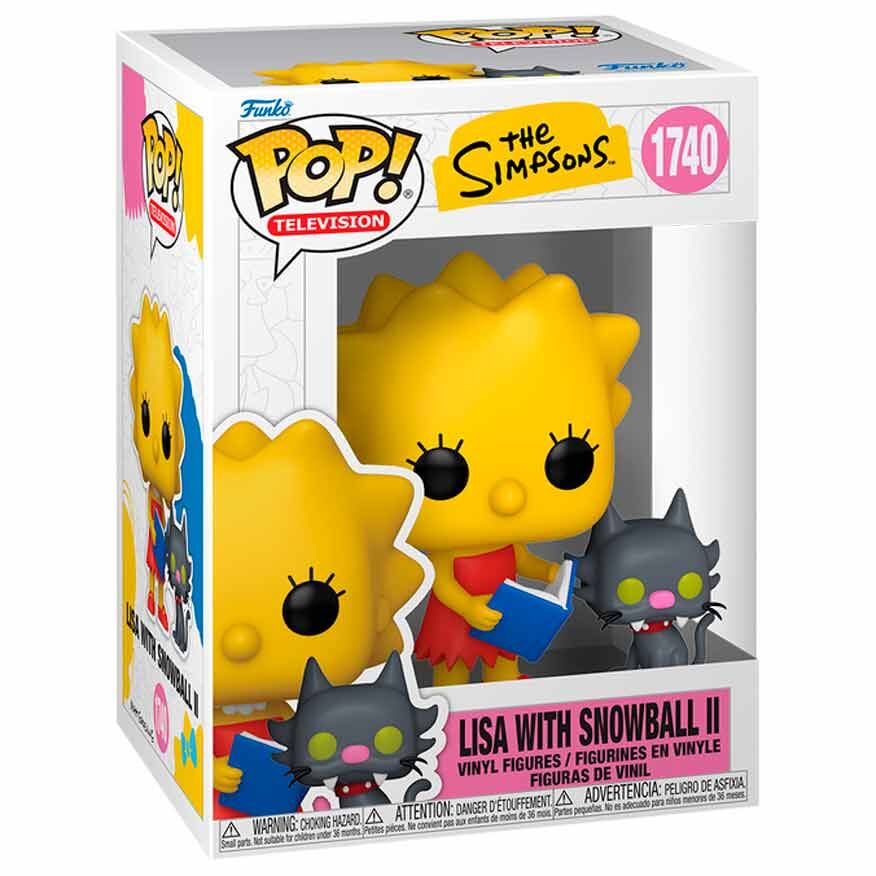 Figura Funko POP! de Lisa Simpson con Snowball II - 2