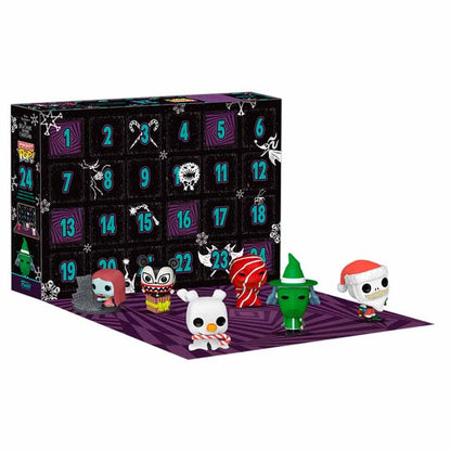 Calendario de Adviento Funko Pocket Pop! de Pesadilla Antes de Navidad con Jack Skellington vestido de Santa Claus - 2
