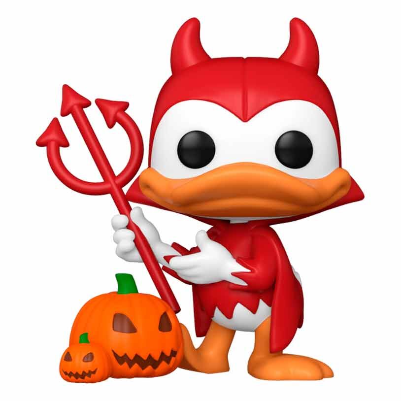 Figuras Funko POP! de Devil Donald con calabaza en caja, versión estándar y Chase - 3