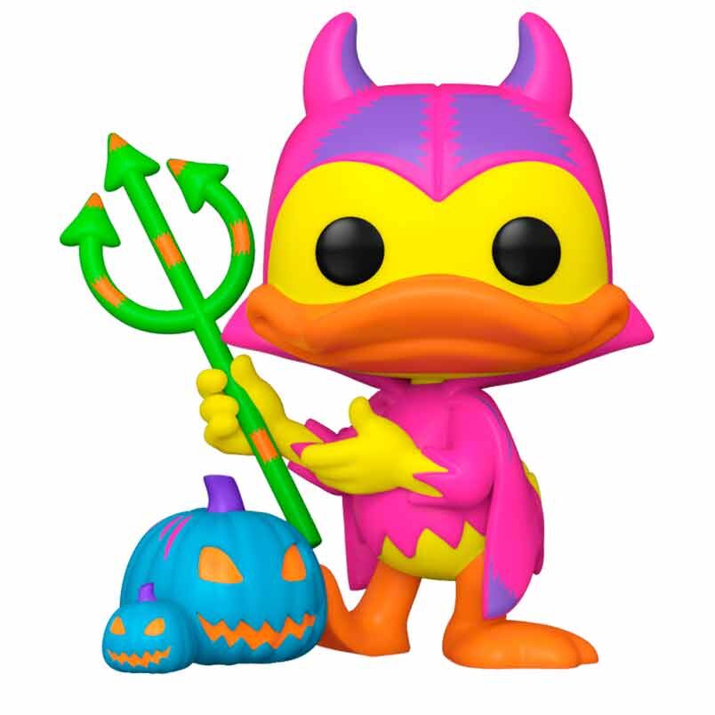 Figuras Funko POP! de Devil Donald con calabaza en caja, versión estándar y Chase - 5