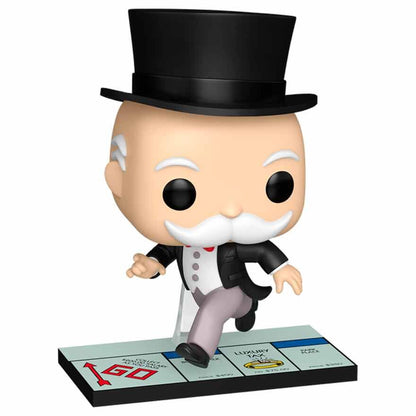 Figura Funko POP! de Mr. Monopoly sobre base de Monopoly