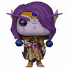 Figura Funko POP! de Xal'atath de World of Warcraft con cabello morado y esferas azules