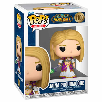 Figura Funko POP! de Jaina Proudmoore con espada verde - 2