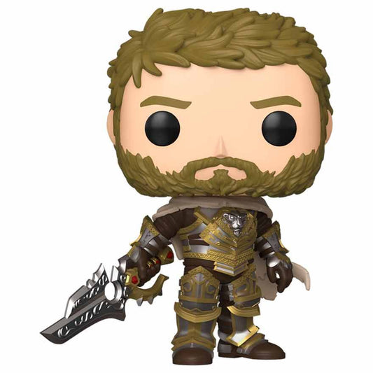 Figura Funko POP! de Anduin de World of Warcraft con armadura y espada