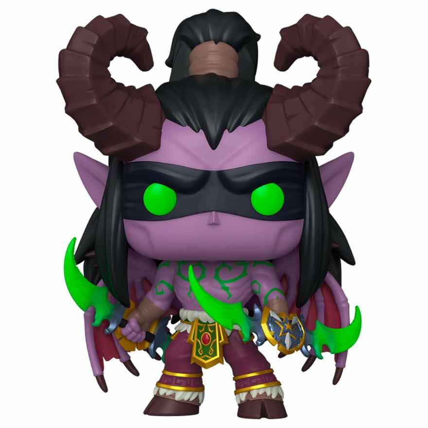 Figuras Funko POP! de Illidan de World of Warcraft en versiones estándar y Chase - 3
