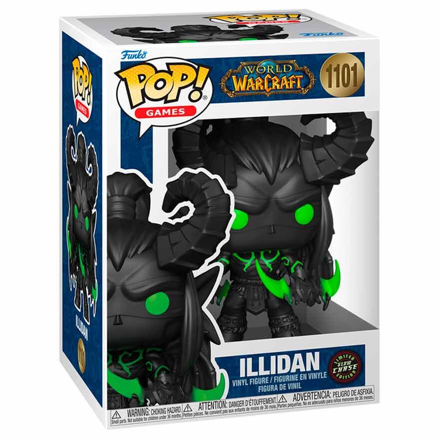 Figuras Funko POP! de Illidan de World of Warcraft en versiones estándar y Chase - 5