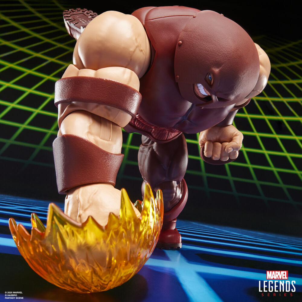 Figura articulada de Juggernaut Marvel Legends con manos alternativas y efecto de poder - 6