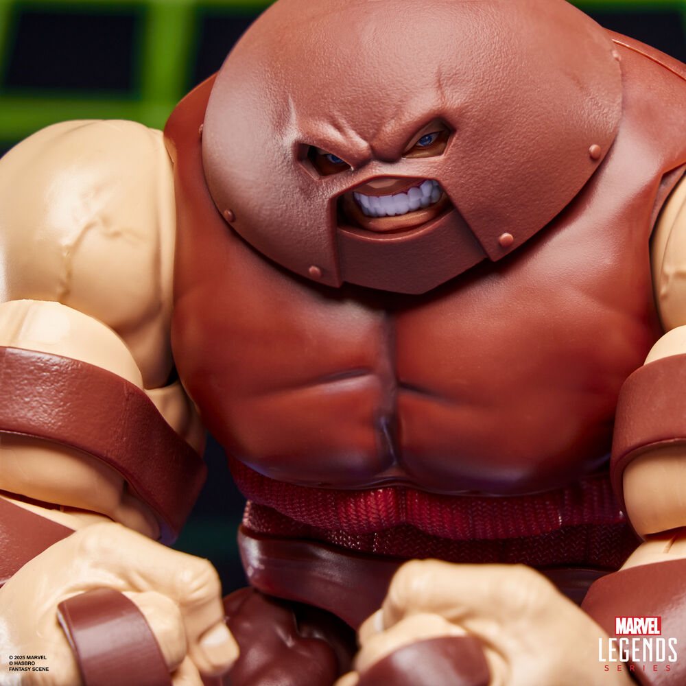 Figura articulada de Juggernaut Marvel Legends con manos alternativas y efecto de poder - 12