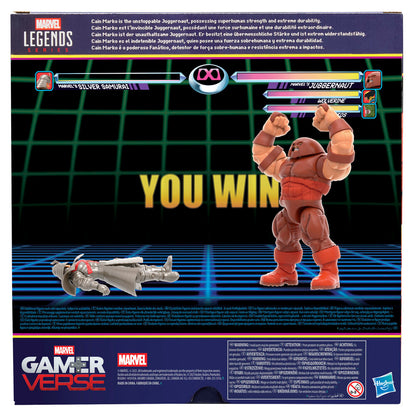 Figura articulada de Juggernaut Marvel Legends con manos alternativas y efecto de poder - 13